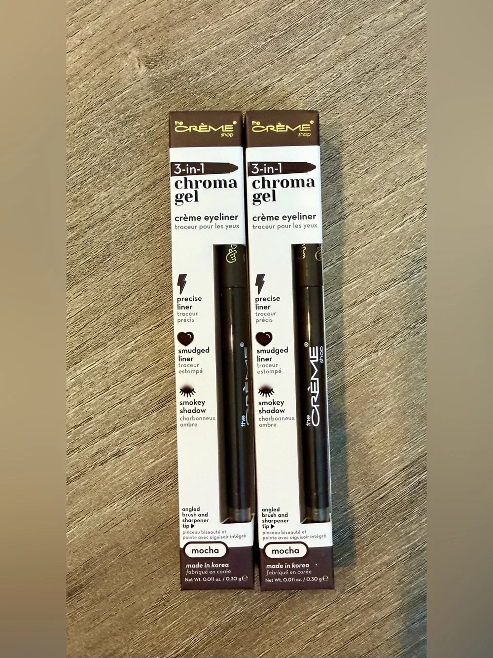 2 Mocha Chrome Gel Crème Eyeliners